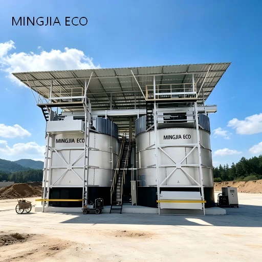 Serbatoio di fermentazione automatica completamente chiuso per letame di bestiame e pollame con controllo intelligente della temperatura e deodorizzazione