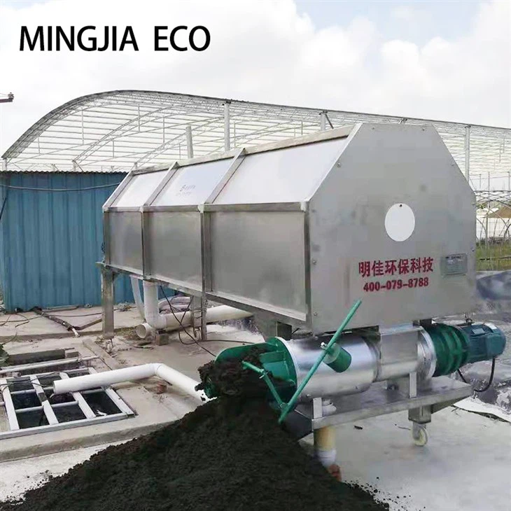 Asciugatrice di letame per animali da allevamento